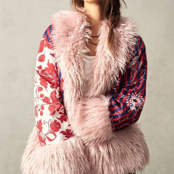 Multicolor Casual Women's Vacation Woven Long Sleeve Regular Jacket - Picture 4 of 8